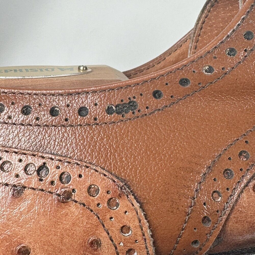 Cerruti Brown Mens Italian Leather Oxford Dress Shoes/ Made in Italy/ 44 - 11 - Picture 16 of 16